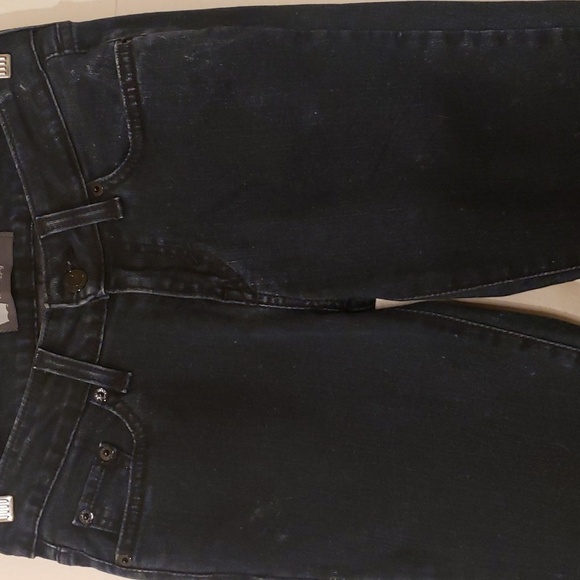 Women’s Juniors Levis 535 Legging Jeans Dark Acid Wash - Picture 2 of 7